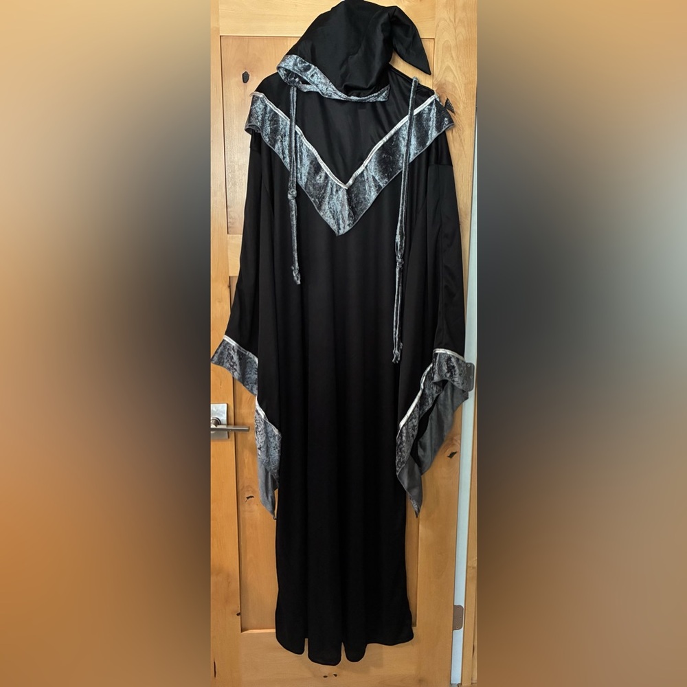 Wizard costume with Hood and belt men's XL
